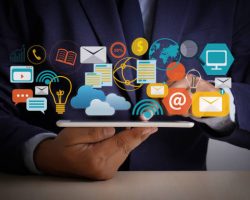 DIGITAL MARKETING new startup project MILLENNIALS Business team hands at work with financial reports and a laptop